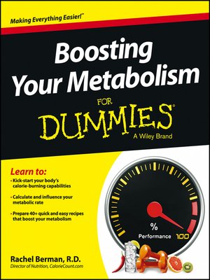 cover image of Boosting Your Metabolism For Dummies